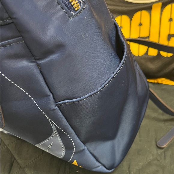 Kate Spade Navy Backpack with Floral Accents - Picture 4 of 8